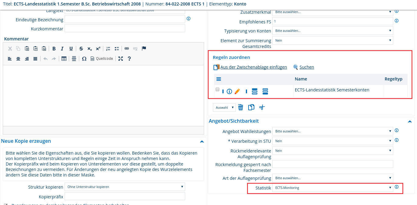 Statistik Kennzeichnung/